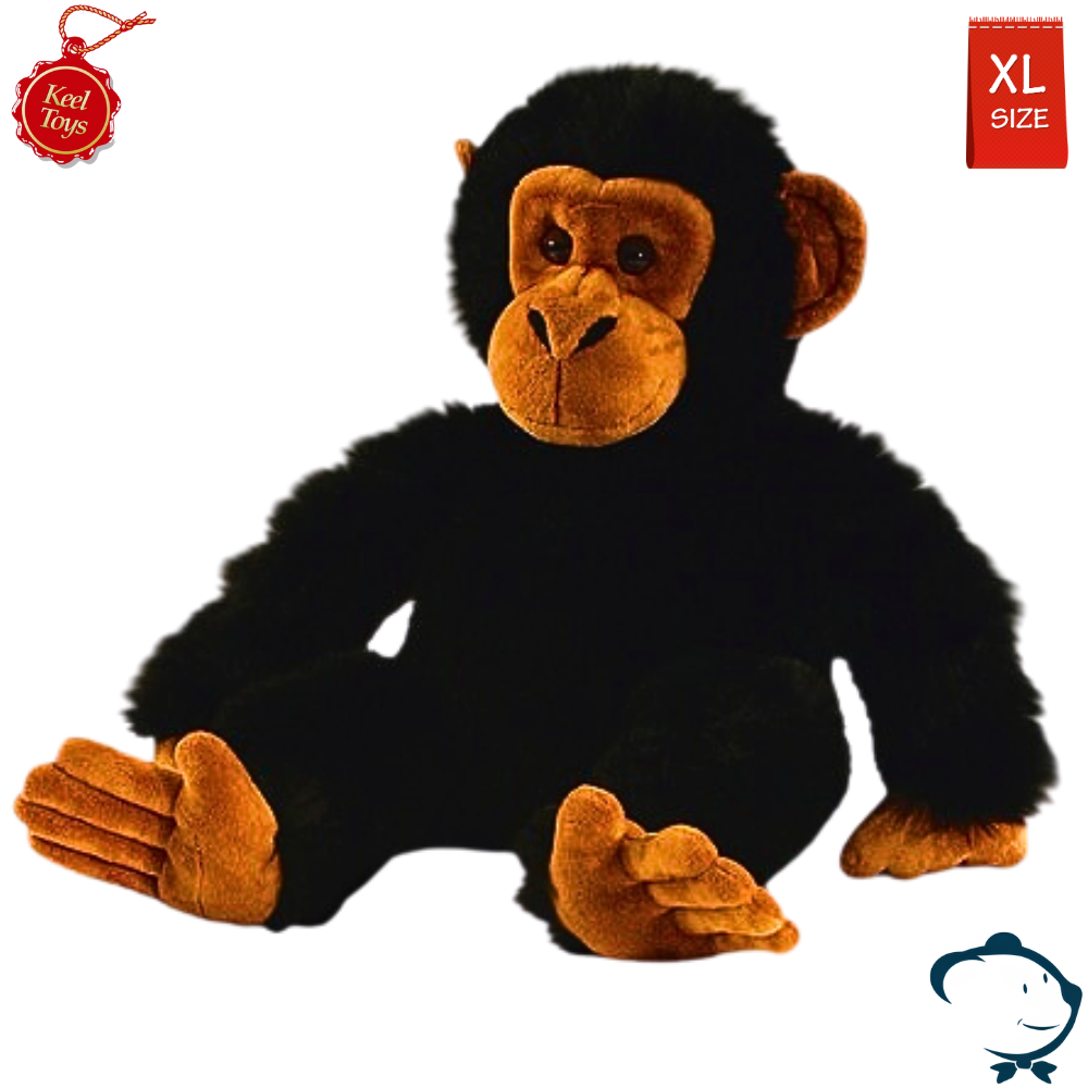 Doudou Singe Pépé le Chimpanzé 45 cm Longues Pattes Petites Marie